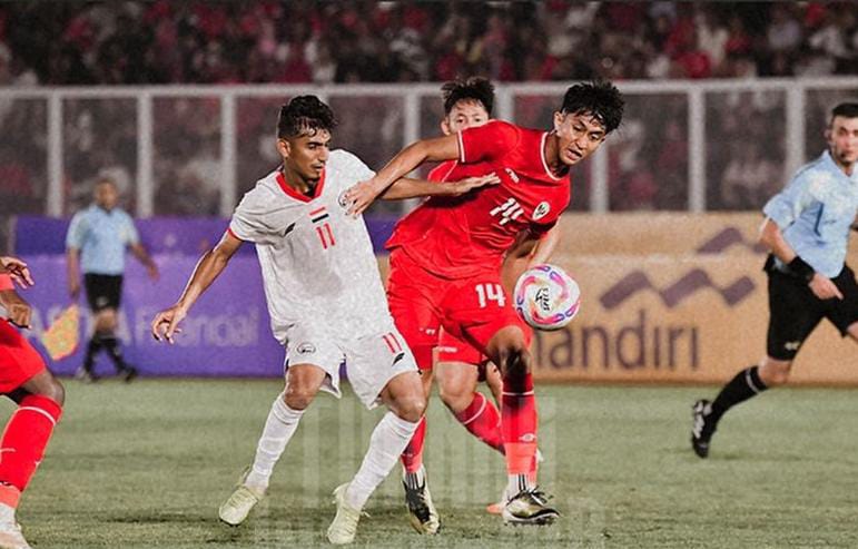 Petandingan Timnas U20 melawan Timnas Yaman yang berakhir imbang 1:1