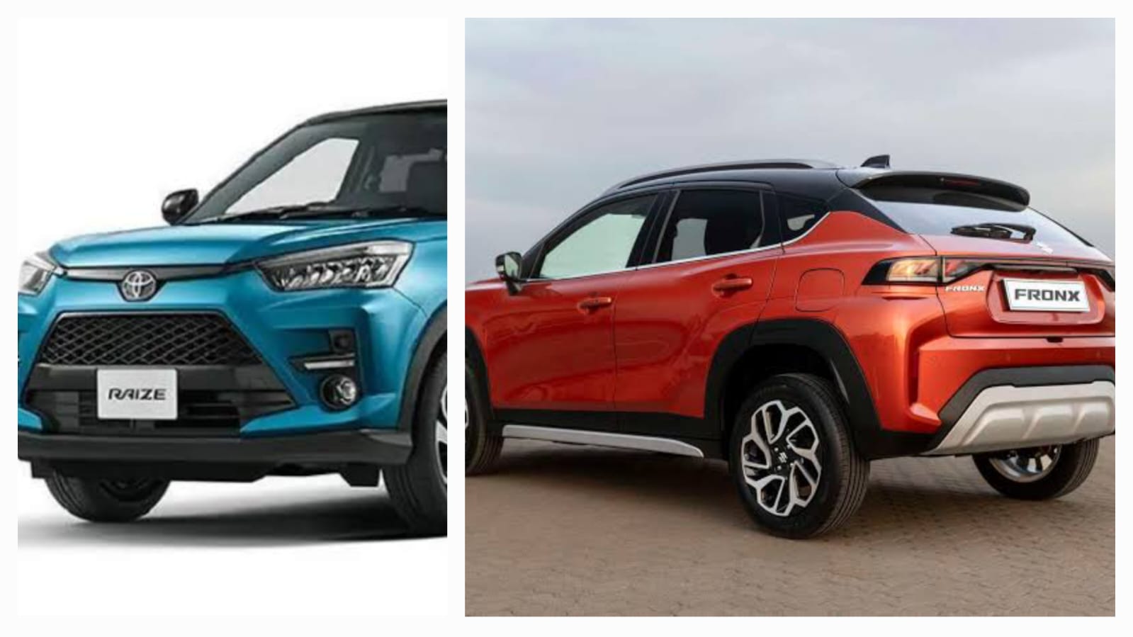 Suzuki Fronx 2025 Vs Toyota Raize