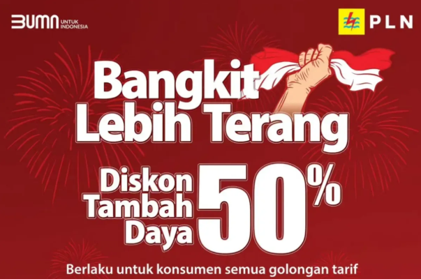 Promo Tambah Daya Listrik Diskon 50 Persen