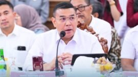 Wamen Ossy saat Mengikut Rakor Tingkat Menteri yang Dilaksanakan di Bengkulu