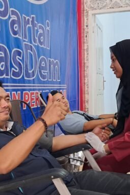 Jelang HUT ke-14, Nasdem Rejang Lebong Gelar Donor Darah