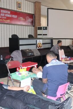 Polda Bengkulu Gelar Donor Darah, Rayakan Hari Jadi Humas Polri ke-74
