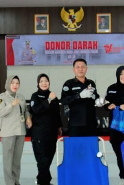 Polres Rejang Lebong Gelar Donor Darah Hari Jadi Humas Polri ke-74