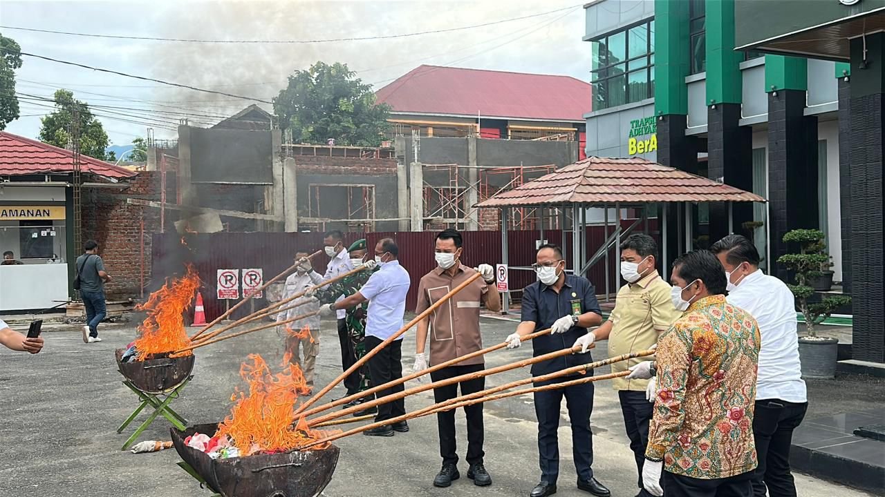 Pemusnahan Barang Bukti