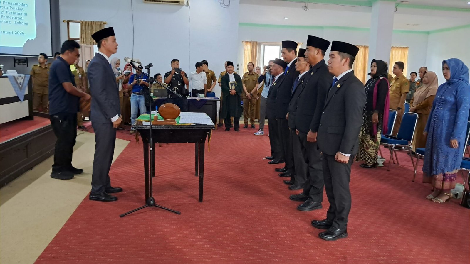 Pelantikan Pejabat Eselon II Rejang Lebong
