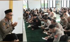 Polres Rejang Lebong Rutin Gelar Pembinaan Rohani dan Mental Personel