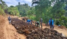 Jalan TMMD ke 127 Kodim 0409/Rejang Lebong 4,1 Kilometer Selesai Lebih Cepat dari Target